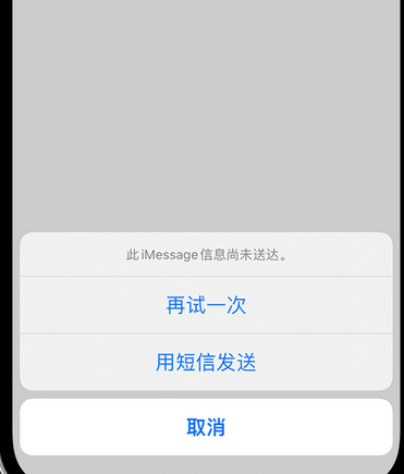 抱由镇apple维修iPhone上无法正常发送iMessage信息