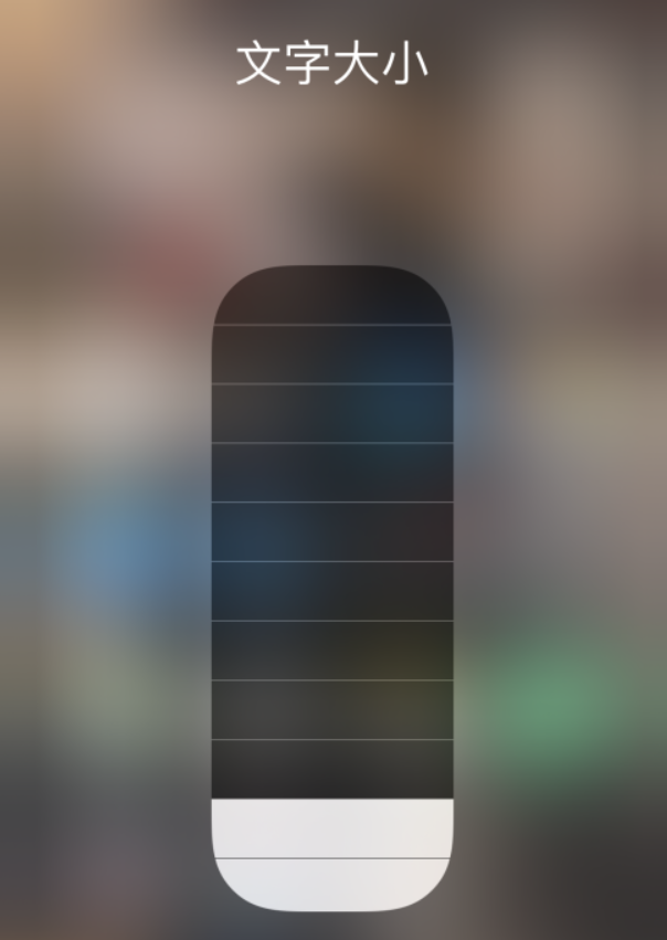 抱由镇苹果手机维修分享小技巧：在 iPhone 控制中心快速调节字体大小 