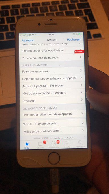 抱由镇苹果手机维修分享iOS 14.4已被成功破解 